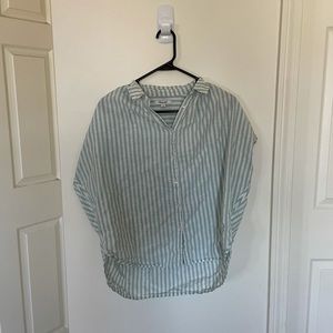 Madewell Striped Central Shirt, size medium